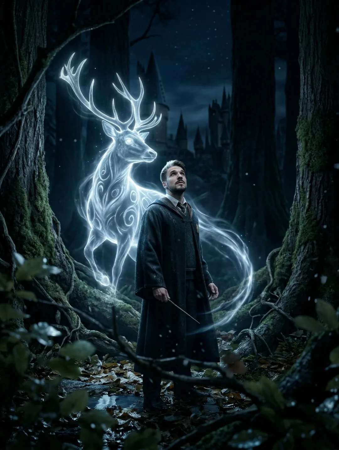 Create a hyper-realistic cinematic photograph in...