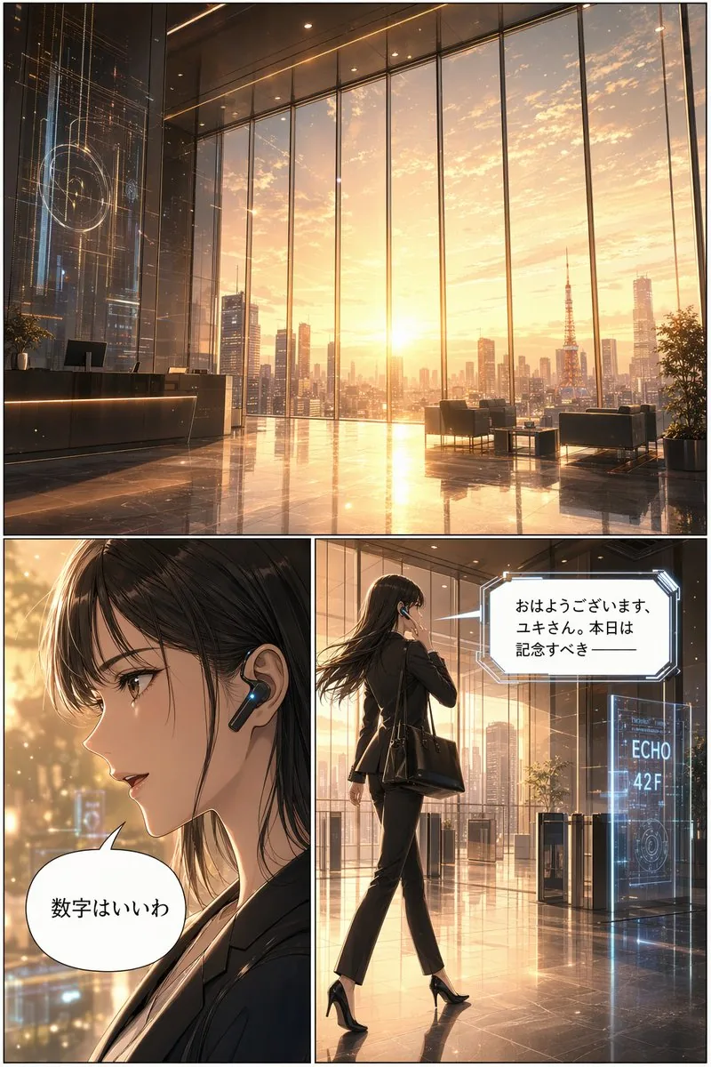 <role>Expert manga art director</role><instructions>Create a 3-panel...