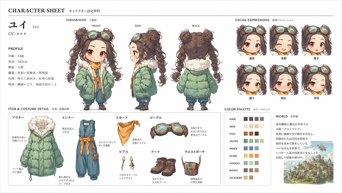 <role> Professional concept artist and character...