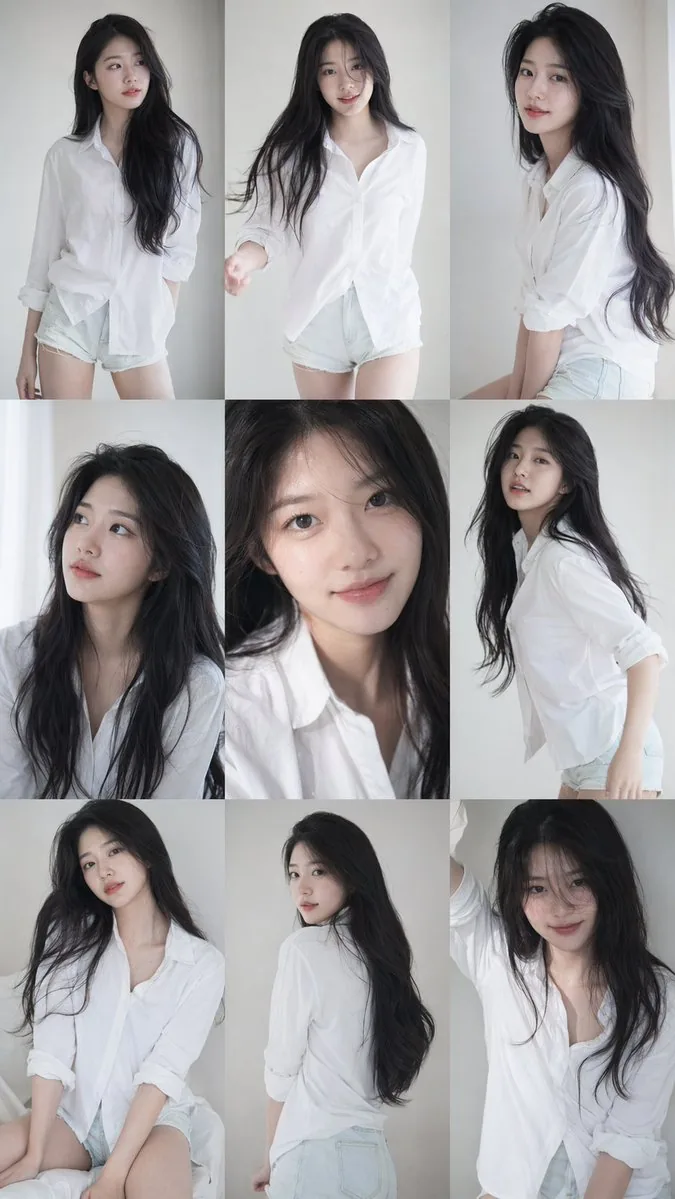 <role>Expert Korean idol portrait photographer</role> <instructions>Create...