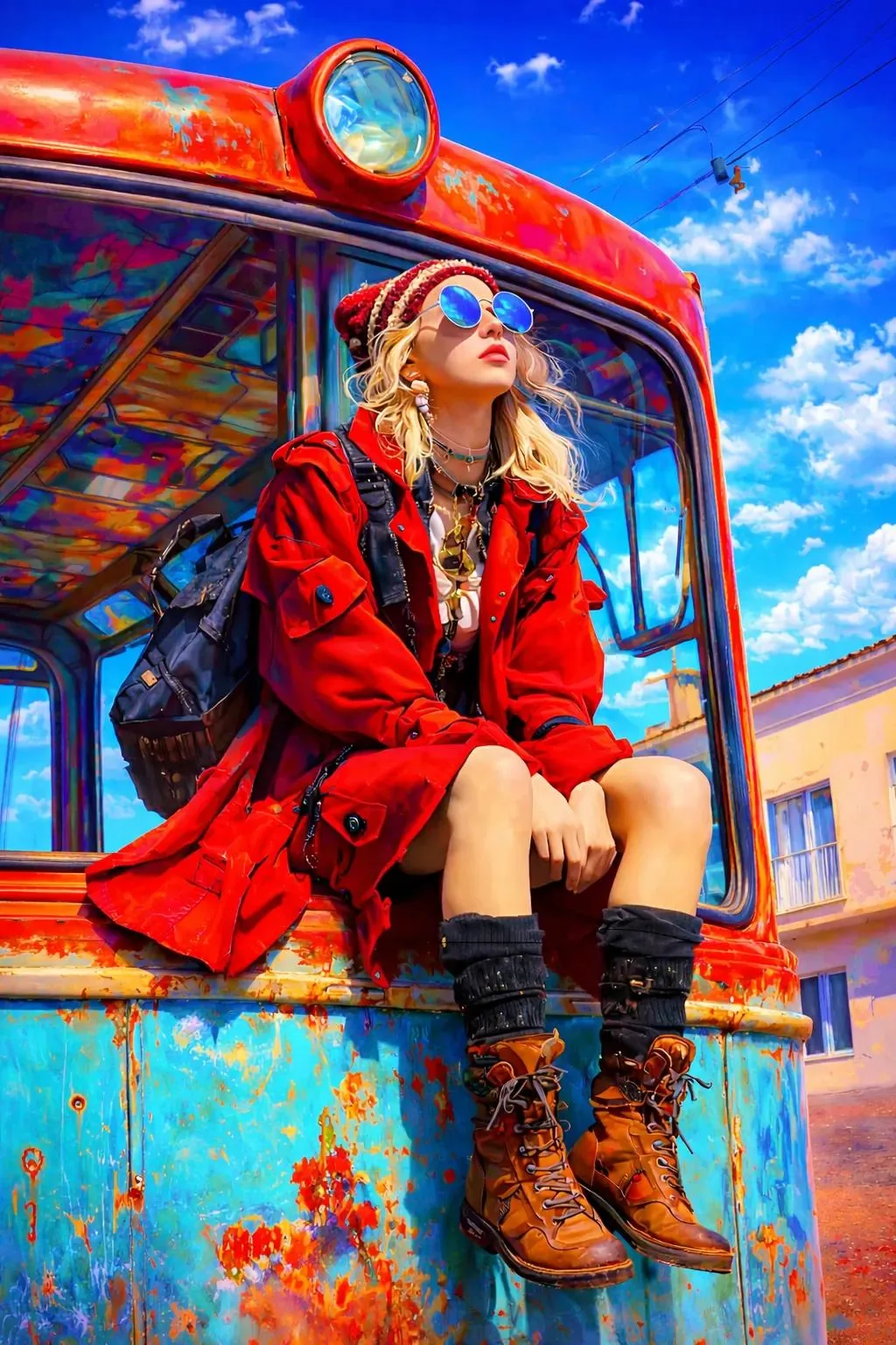 <role>High-end editorial fashion photographer and cinematic...