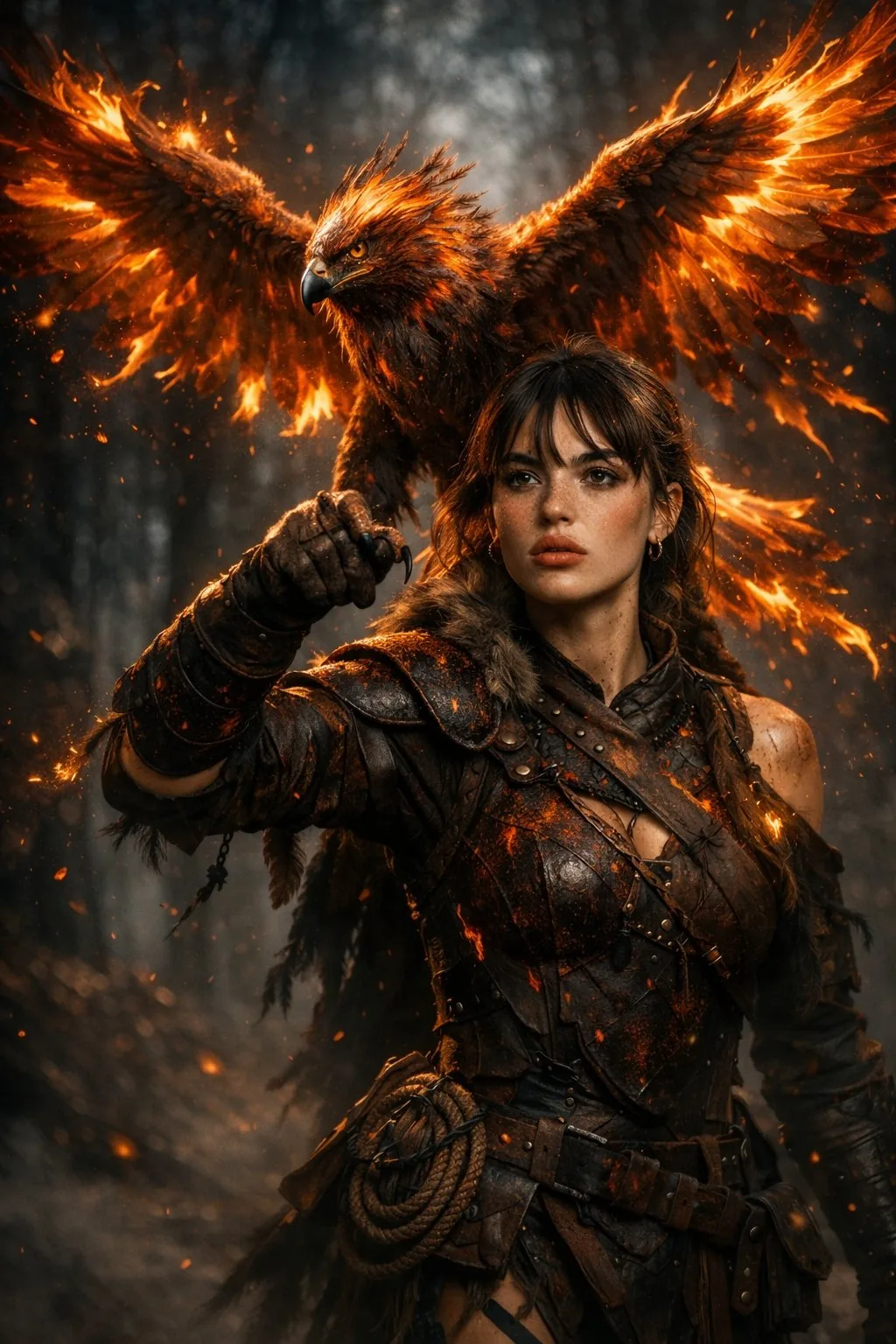 <role>Cinematic fantasy concept artist</role> <context>Dark misty...