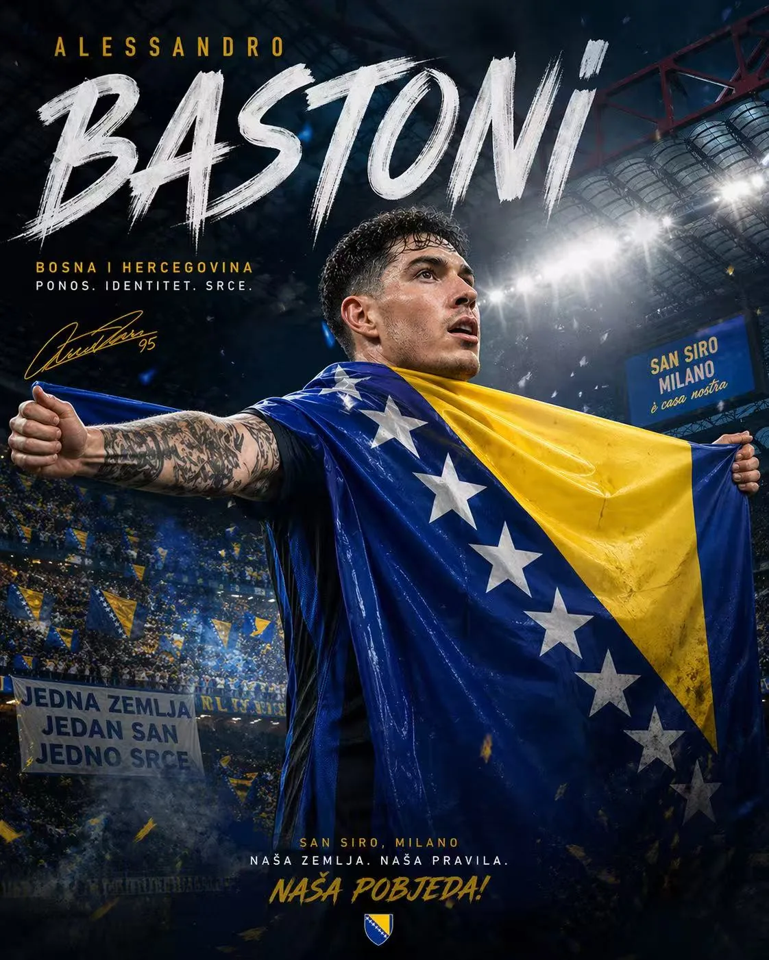 <role>Professional sports poster designer and cinematic...