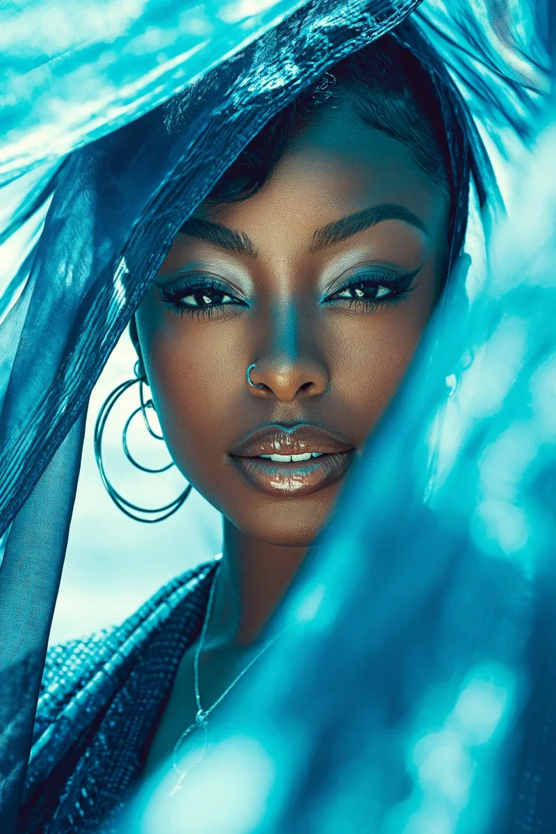 <role>High-fashion beauty photographer</role><instructions>Create a luxury glam...