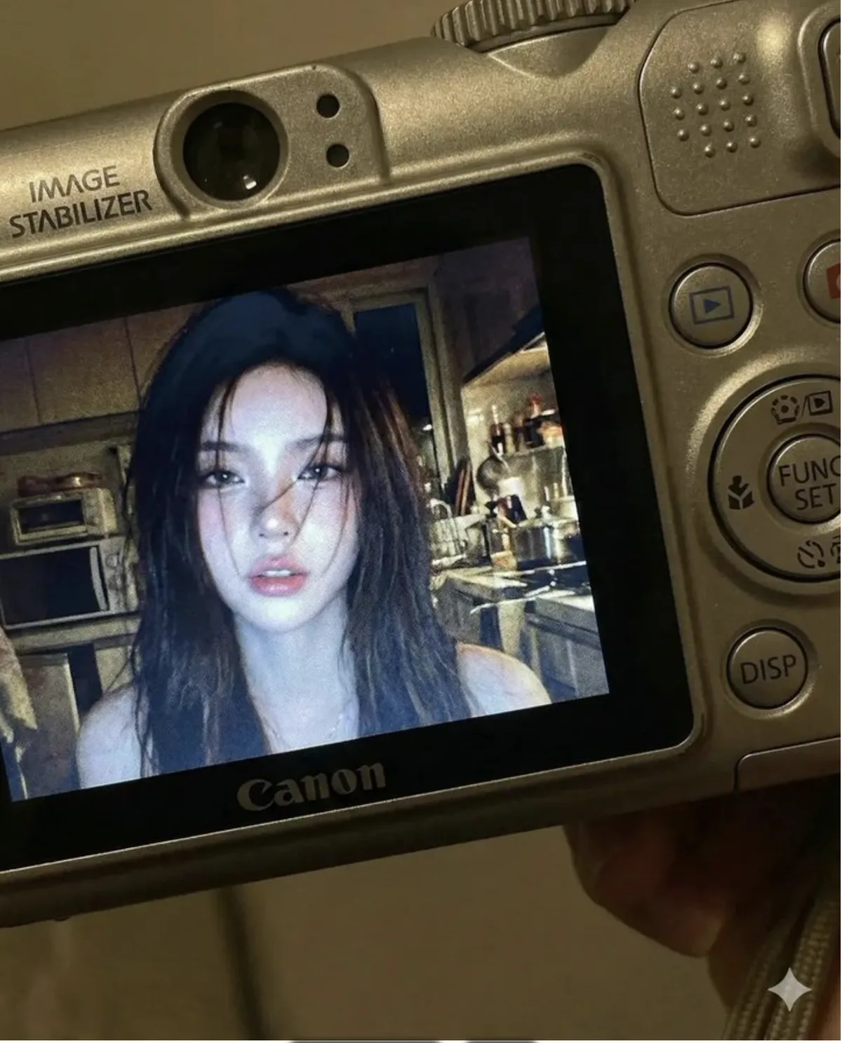 Use facial feature of attached photo....
