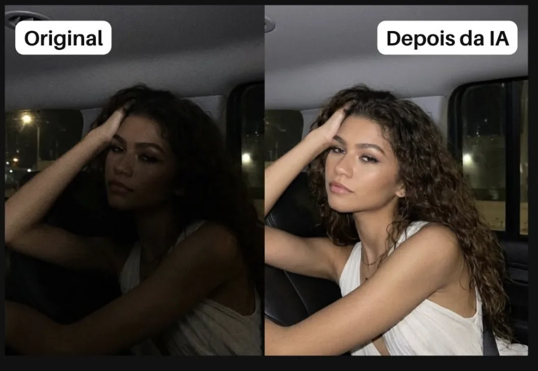 "Advanced lighting adjustment in an image...