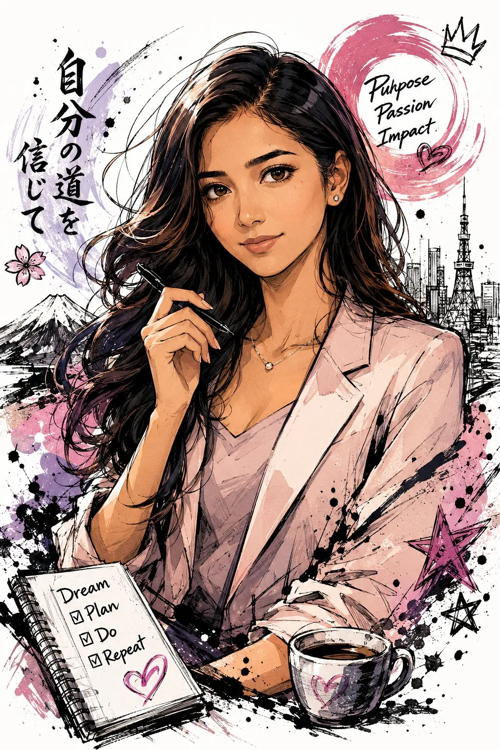 <role>Expert Japanese-style illustrator</role> <context>Create a high-quality...